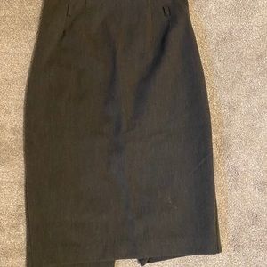 Express her pencil skirt